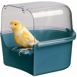 Trevi Bagnetto in plastica per canarini, piccoli uccelli ed esotici . Variante trevi - Misure: 14 x 15.7 x h 13.8 cm - Colori misti - Ferplast