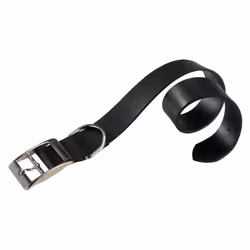 Ferplast Natural C, Cane, Collare standard, Nero, Pelle, Monocromatico, 47 cm