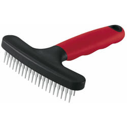 Gro 5850 Pettine a rastrello a doppia fila rada di denti per cani dal pelo medio e lungo. Variante gro 5850 - Misure: 11 x h 15.5 cm - - Ferplast