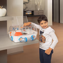 Ferplast Combi 1 Criceto Trasparente, Bianco - Vista aggiuntiva 4