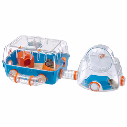 Ferplast Combi 2 Criceto Blu, Trasparente - Vista aggiuntiva 5