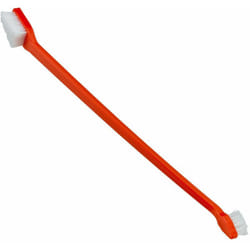 Gro 5939 Spazzolino da denti doppio per cani . Variante gro 5939 - Misure: 2.3 x 19 x h 1.5 cm - Colori misti - Ferplast