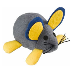 Ferplast - Gioco pa 5007 Topolino per gatti in peluche con vibrazione. Variante pa 5007 - Misure: 10 x h 5.5 cm - ø 11 cm - Colori misti