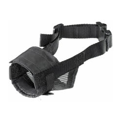 Muzzle net Museruola per cani in rete di nylon - 5 taglie. Variante s - Misure: a: 24-35 cm b: 12-19 cm c: 7.5 cm - - Ferplast