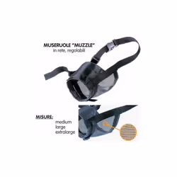 Mod. MUZZLE in rete. Regolabile. Taglia L