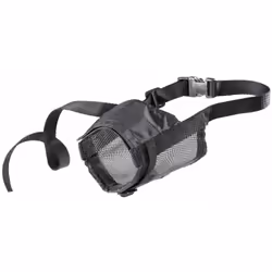 Muzzle Net di Ferplast è una museruola per cani il cui supporto è realizzato in rete resistente e nella parte posteriore un c ...