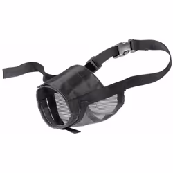 Muzzle Net di Ferplast è una museruola per cani il cui supporto è realizzato in rete resistente e nella parte posteriore un c ...