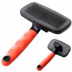 Dotata di sistema di rimozione del pelo facile, (basta premere il pulsante sul retro), questa spazzola cardatore per cani e g ...