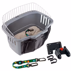 Ferplast Atlas bike 20 Rapid, Trasportino rigido, Trasportino per animali domestici da bicicletta, Cane, 7 kg, Caricamento da ...