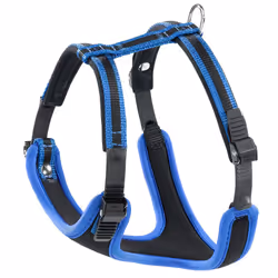 Ferplast Ergocomfort P, Cane, Pettorina gilè, XL, Nero, Blu, Monocromatico, 92 cm