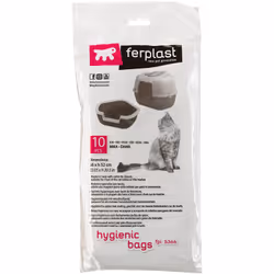 FPI 5366 sono foderine igieniche di ricambio per cassette-toilette Mika e Dama di Ferplast. Indispensabili per raccogliere le ...