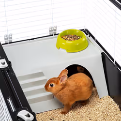Ferplast Casita 120 Rabit Grigio talpa, Bianco - Vista aggiuntiva 6
