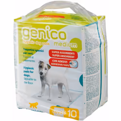 Genico sono dei tappetini igienici per cani realizzati in materiale con polimeri super assorbenti. Il loro scopo è quello di ...