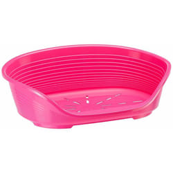 Siesta deluxe Cuccia in resina termoplastica. In varie misure e colori. Variante 4 - Misure: 61,5 x 45 x h 21,5 cm - Fucsia - Fucsia - Ferplast