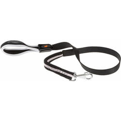 Ferplast - ergocomfort elastic Guinzaglio per cani con terminale elastico - 2 misure. Variante G25/120 - Misure: 25 mm x l 120 cm - Grigio