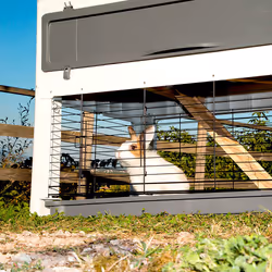 Ferplast Grand Lodge 120 Plus Rabit Grigio, Bianco - Vista aggiuntiva 6