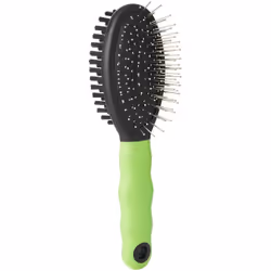 Descrizione Descrizione Consigliata per tutti i tipi di animali a pelo corto, medio o lungo, questa spazzola combinata ha fil ...