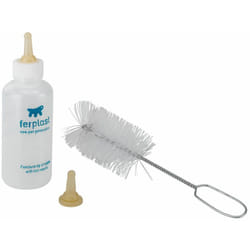 Ferplast Biberon PA 5502 Biberon per gattini e cuccioli di cane - 2 misure. Variante PA 5504 - Misure: Ø 4.5 x h 13 cm - 0.12 L -