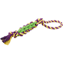 Ferplast Gioco PA 6420 Gioco per cani in cotone e gomma dura - 2 misure. Variante PA 6420 - Misure: 40 x 4 x h 4 cm - Colori misti