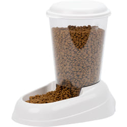 Ferplast - zenith - 3 l Distributore di crocchette - 2 colori. Variante - Misure: 20.2 x 29.2 x h 28.8 cm - 3 l - Bianco