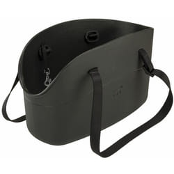 Ferplast - with-me Borsa in resina per il trasporto di cani di piccola taglia. Vari colori.. Variante - Misure: 21.5 x 43.5 x h 25 cm - Nero