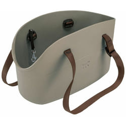 With-me Borsa in resina per il trasporto di cani di piccola taglia. Vari colori.. Variante - Misure: 21.5 x 43.5 x h 25 cm - Tortora - Ferplast
