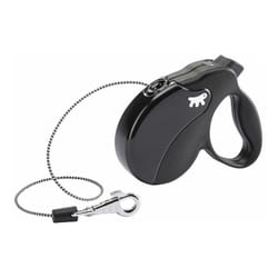 Amigo cord Guinzaglio allungabile con cordino. 4 misure e vasta scelta di colori.. Variante mini - Misure: 12 x 3 x h 10 cm - Nero - Ferplast