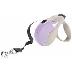 Amigo tape Guinzaglio allungabile con fettuccia estensibile. 4 misure, vasta gamma colori.. Variante mini - Misure: 12 x 3 x h 10 cm - Lilla