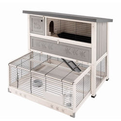 Ferplast - ranch 120 max Conigliera in legno fsc a due piani con struttura inferiore estraibile. Variante ranch 120 max - Misure: 117 x 69 x h 107 cm