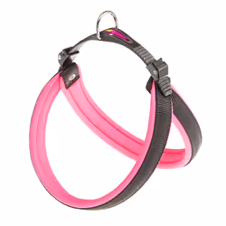 Ferplast Agila Fluo, Cane, Pettorina gilè, Nero, Fucsia, Nylon, Monocromatico, 52 cm