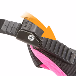Ferplast Agila Fluo Nero, Fucsia Nylon Cane Pettorina gilè