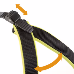 Ferplast Agila Fluo Nero, Giallo Nylon Cane Pettorina gilè - Vista aggiuntiva 5