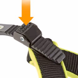 Ferplast Agila Fluo Nero, Giallo Nylon Cane Pettorina gilè