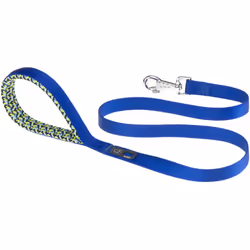 MATERIALE MORBIDO E ROBUSTO - Guinzaglio per cani dal design sportivo in nylon robusto, ha una morbida impugnatura imbottita ...