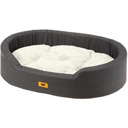 Dandy f Cuccetta con cuscino double-face. 6 misure. Variante 95 - Misure: 95 x 60 x h 21 cm - Grigio - Ferplast