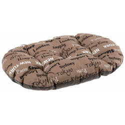 Relax c Cuscino in cotone con soffice imbottitura. Varie misure.. Variante 100/12 - Misure: 100 x 63 cm - Marrone - Ferplast