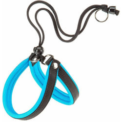 Agila fluo 1-2 Pettorina ergonomica per cani con morbida imbottitura. Chiusura con cordino.. Variante 2 - Misure: a=b 32-50 cm 15 mm - Blu - Ferplast