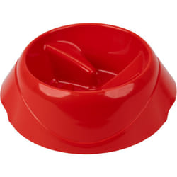 Ferplast - magnus slow Ciotola anti-ingozzamento per cani. Vari colori e misure.. Variante large - Misure: 30 x 28.6 x h 13.7 cm - 1.5 l - Rosso
