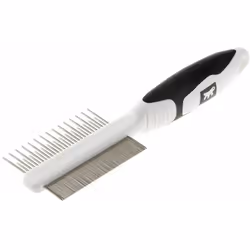 GRO 5755 Premium è un pettine doppio in acciaio cromato indicato per la cura del manto del vostro cane a pelo medio e lungo.  ...
