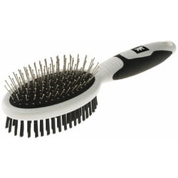 Ferplast gro 5763 Premium Spazzola combinata per cani con pelo corto, medio e lungo.. Variante gro 5763 premium - Misure: 23.5 x 6.7 x h 6 cm -