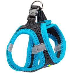 Kaori p Pettorina traspirante per cani con inserti riflettenti. In vari colori e misure. . Variante xxxs - Misure: a: 20-24 cm b: 24-28 cm - Blu