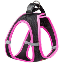 Kaori p Pettorina traspirante per cani con inserti riflettenti. In vari colori e misure. . Variante xl - Misure: a: 42-54 cm b: 54-60 cm - Fucsia