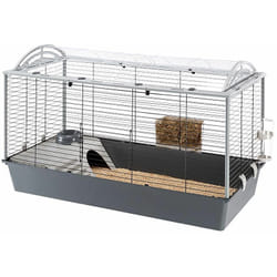 Ferplast - casita 120H Ampia gabbia per conigli e porcellini d'India. Variante casita 120H - Misure: 119 x 58 x h 75.5 cm -
