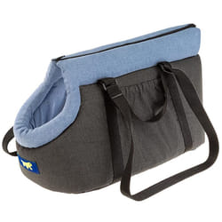 Ferplast - borsello Borsa trasportino per cani e gatti . Variante 60 - Misure: 48 x 26 x h 26 cm - Azzurro