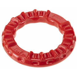 Ferplast - smile Anello Gioco dentale per cani, anello Smile misura Grande per l&39igiene orale. Aroma Carne. Riempibile con crocchette o snack. .