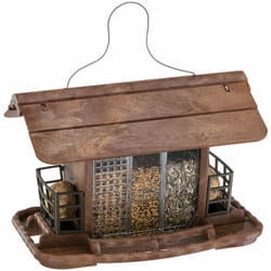 Ferplast - jok 2 Mangiatoia rifugio per uccelli selvatici. Variante jok 2 - Misure: 34 x 26 x h 23 cm - Marrone