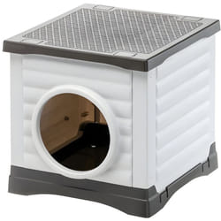 Ferplast - Cuccia per Cani Gatti Conigli 38,5x43x38,5 cm per esterno in resina
