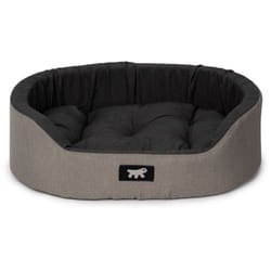 Dandy colours Cuccia Cane e Gatto da Interno, in Cotone con Cuscino Removibile dandy. Variante 45 - Misure: 45 x 35 x h 13 cm - Marrone - Ferplast