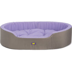 Ferplast DANDY COLOURS Ferplast Cuccia Cane e Gatto da Interno, in Cotone con Cuscino Removibile DANDY. Variante 95 - Misure: 95 x 60 x h 23 cm
