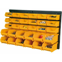 Artplast - pannello porta attrezzi con 30 contenitori porta minuterie